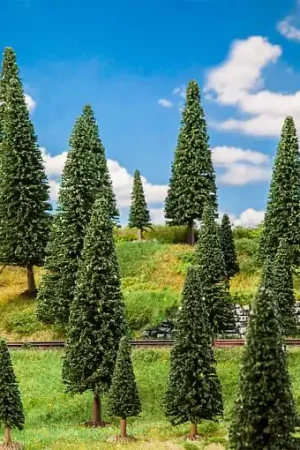 10 Sapins, assortis - 1 87 - 1 120 - Faller 181537 Acheter Direct