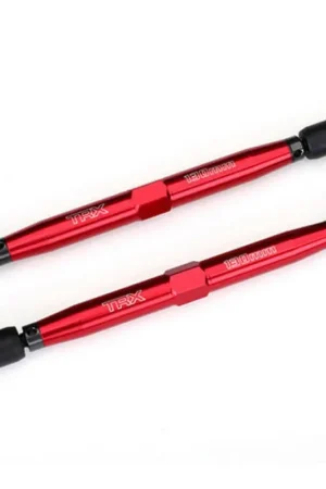 2 Biellettes aluminium rouge 157mm pour X-Maxx 8S Traxxas 7748R Retour Gratuit