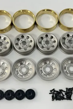1.2 Steel Bead Lock Wheels - silver (4)" Bon Marché