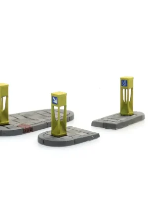 4 colonnes de circulation et 2 îlots refuges - Artitec 387.457 - HO 1/87 Quantité Limitée