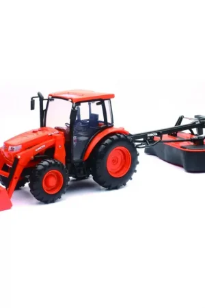 [HC] - Tracteur Kubota M5-111 B/O + Faucheuse à Disque 1/18 Commander Vite