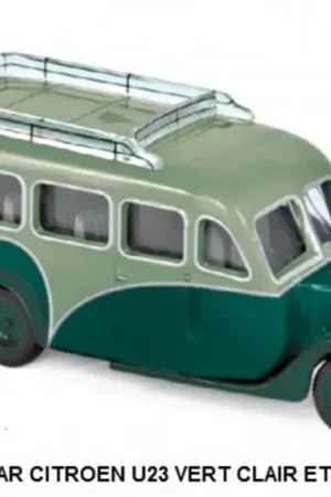 *SOLDES* - AUTOCAR CITROEN U23 VERT CLAIR ET VERT FONCE DE 1947 Petit Prix
