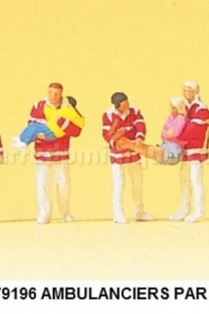 *SOLDES* - AMBULANCIERS PAR 5 ÉCHELLE N Nouvelle Collection