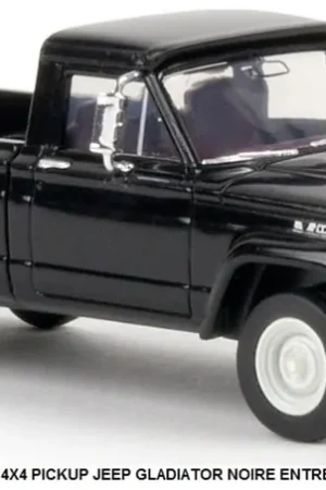 *SOLDES* - 4X4 PICKUP JEEP GLADIATOR NOIRE ENTRE 1963 ET 1971 Retour Gratuit