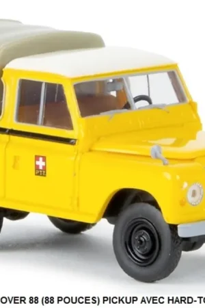 *SOLDES* - 4X4 LAND ROVER 88 (88 POUCES) PICKUP AVEC HARD-TOP ET BCHE PTT SUISSE Quantité Limitée