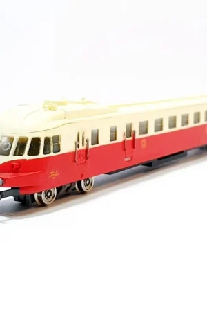 *SOLDES* - AUTORAIL ABJ4 TRANSMONDIA ROUGE ET CREME SNCF Promotion