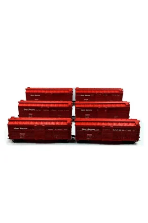 *SOLDES* - COFFRET DE 6 WAGONS STOCK CAR GREAT NORTHERN Meilleur Prix
