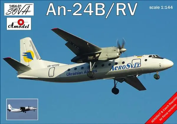 A-Model 01464-1 Antonov AN 24B/RV Dernière Chance