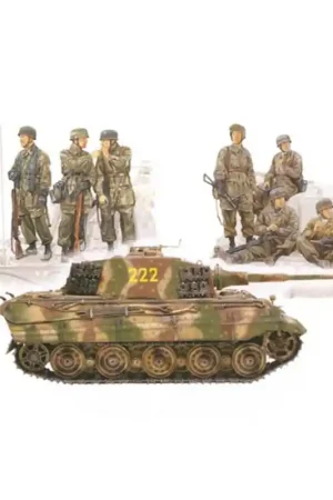 Bon Plan 3e Div Fallschirmjager, KingTiger Henschel Prod. Ardennes 44 - DRAGON 7400 - 1/72