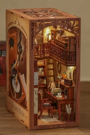 Achat Immédiat Puzzle 3D Serre Livres Book Nook THE SECRET RYTHM