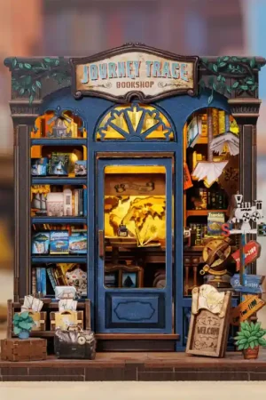 Achat Immédiat Puzzle 3D Serre Livres Book Nook Journey Trace Bookshop