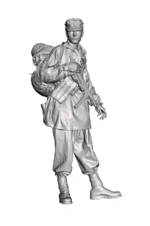 3d Scale Model Universe 48F017 German WW2 Mountain Trooper with MP-40 SMG Bon Plan