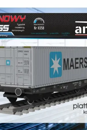 Acheter Direct Answer KE-K058 Platform Wagon 401Z, MAERSK Container