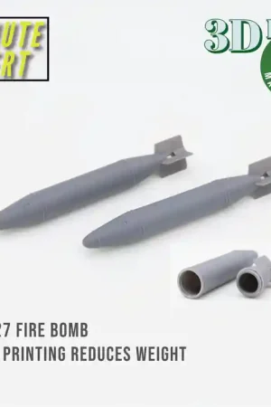 3D-CHUTE EXPERT 0110054 BLU-27 Bomb (2 pcs) Populaire